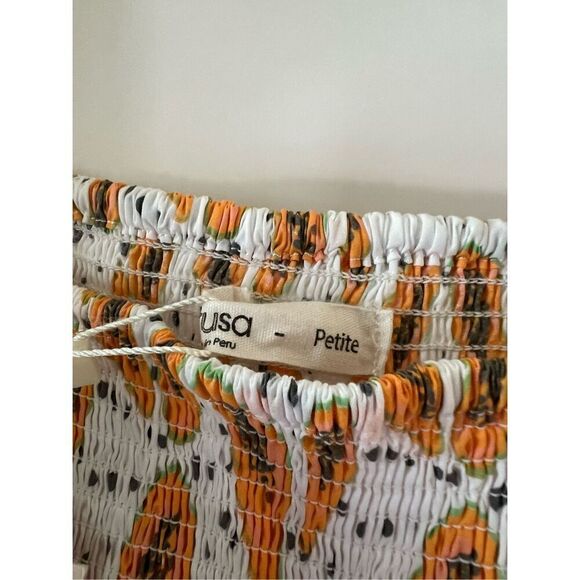 New PitUSA petite papaya printed babydoll dress - Picture 3 of 8